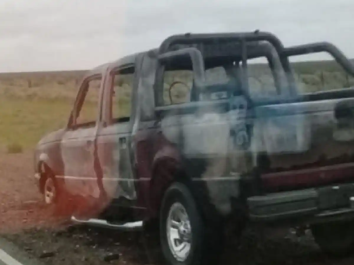 Estación Clucellas: investigan el incendio de una camioneta