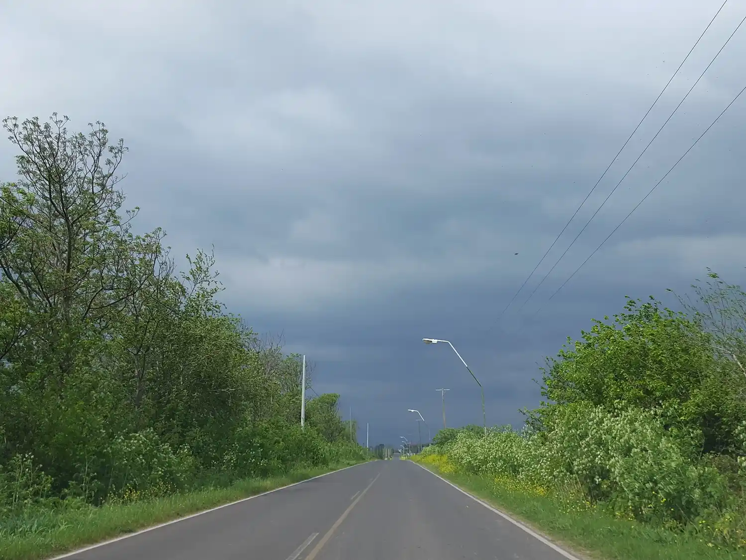 Rige un alerta por tormentas fuertes para el sur de Entre Ríos