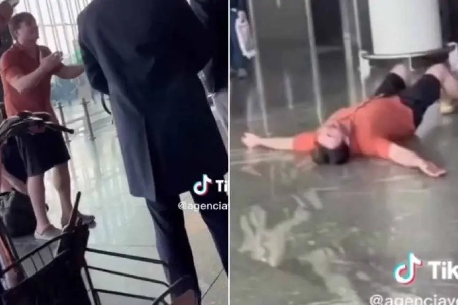 VIDEO | La desesperación de un hombre al enterarse que sus cuatro perros se perdieron durante un vuelo