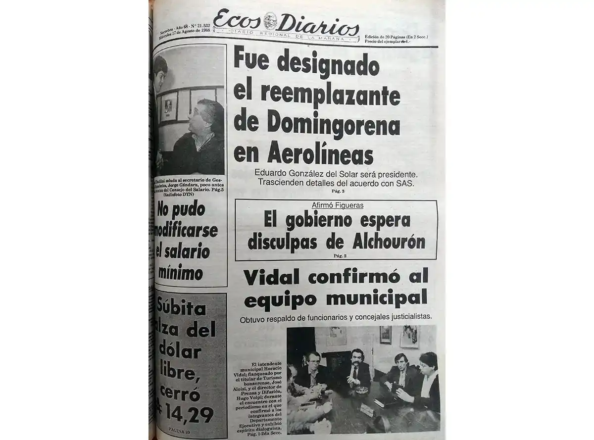 Miércoles 17 de agosto de 1988