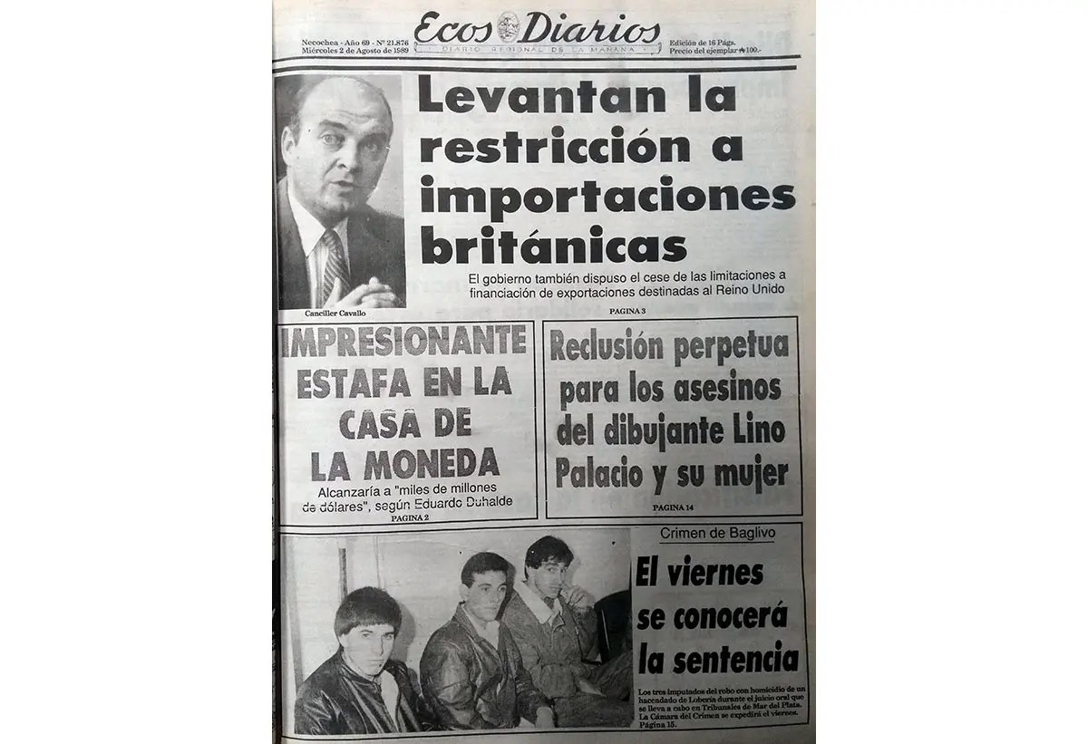 Miércoles 2 de agosto de 1989