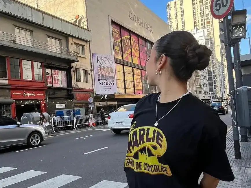 Reyna Altolaguirre - sampedrina en el teatro Gran Rex