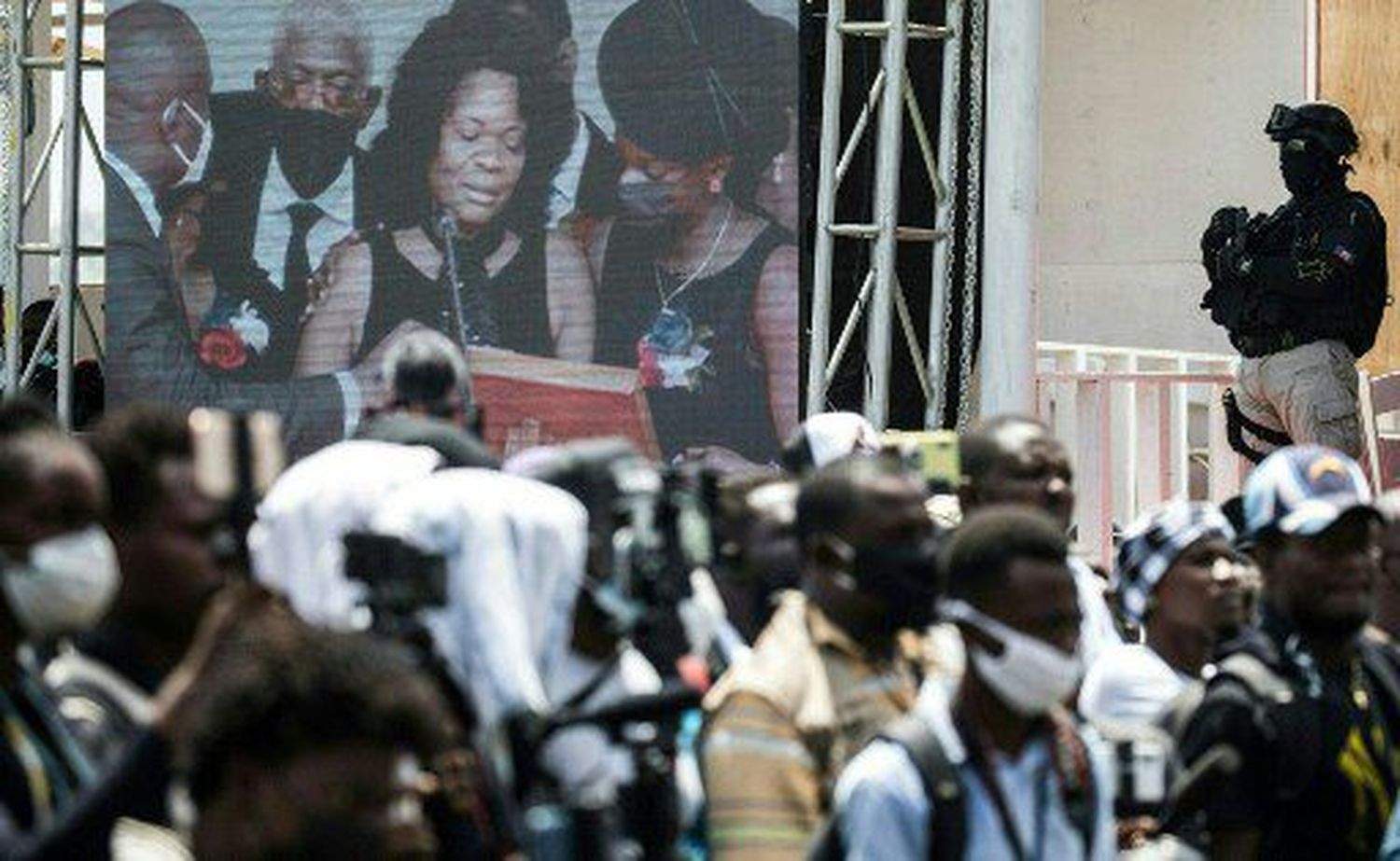 ¿Por qué hubo actos violentos? Así fue el funeral del asesinado presidente de Haití
