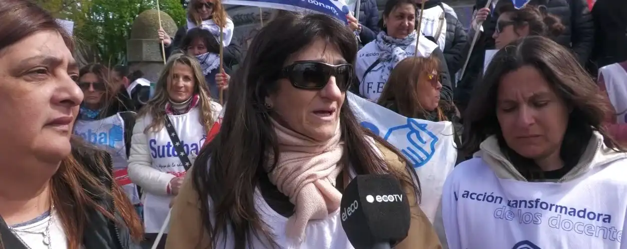 Estela Sinópoli, secretaria general de Suteba Tandil.