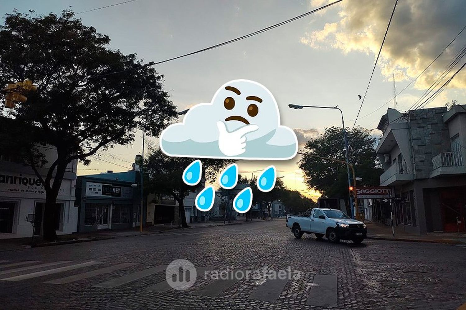 Con el paraguas a mano: domingo con alta probabilidad de lluvia en la ciudad de Rafaela