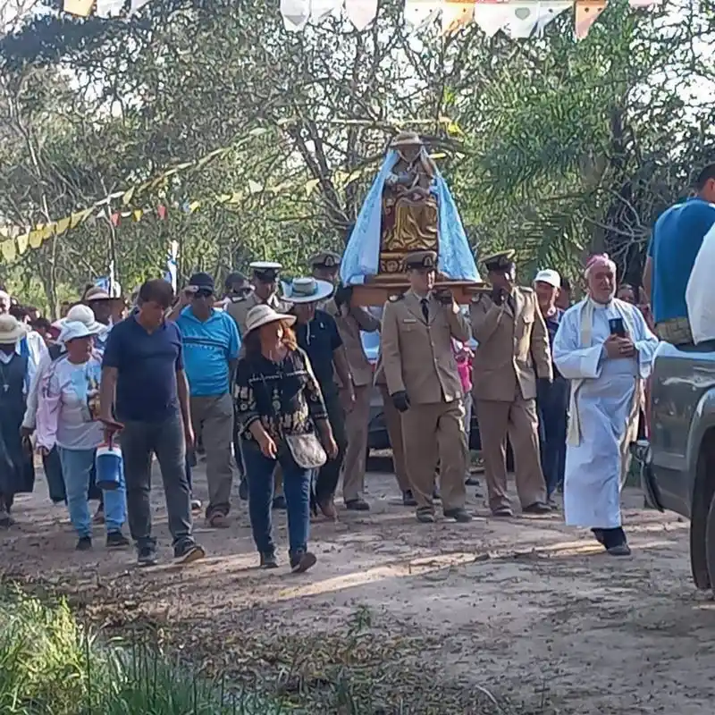 Boca Riacho Pilagá celebró a la Virgen del Puerto