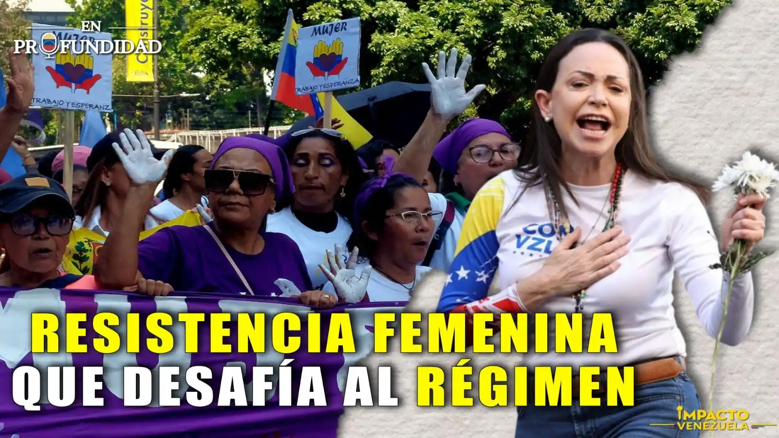 VENEZUELA: MUJERES AL FRENTE DE LA RESISTENCIA DEMOCRÁTICA - VIDEO