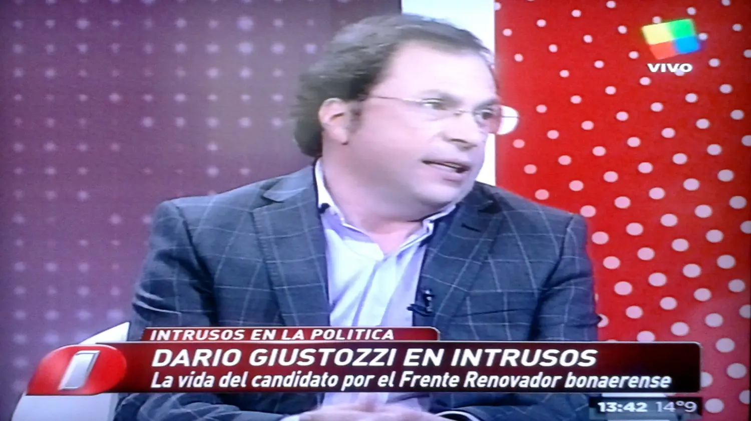 Elecciones 2013: Giustozzi valoró políticas de Cristina en su visita a Intrusos