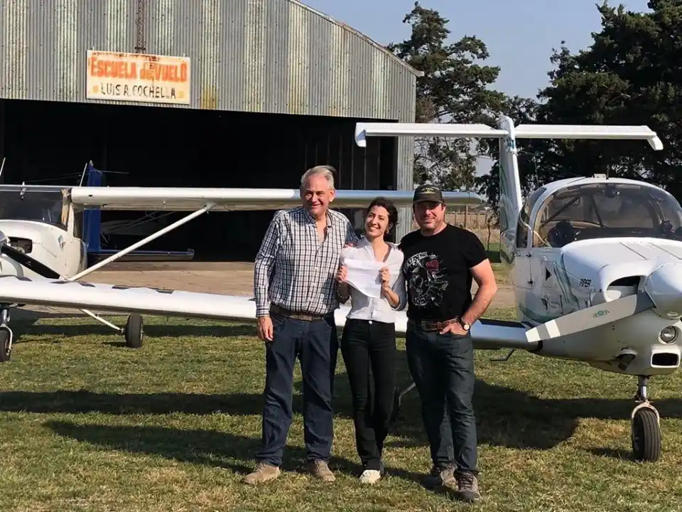 Delfina es la primera mujer en obtener la habilitación de Combate Contra Incendios de Bosques y Campos