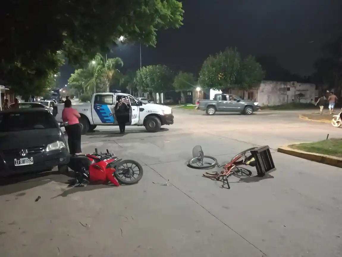 El siniestro ocurrió en la zona de Petrona Simonino y 11 de Septiembre.