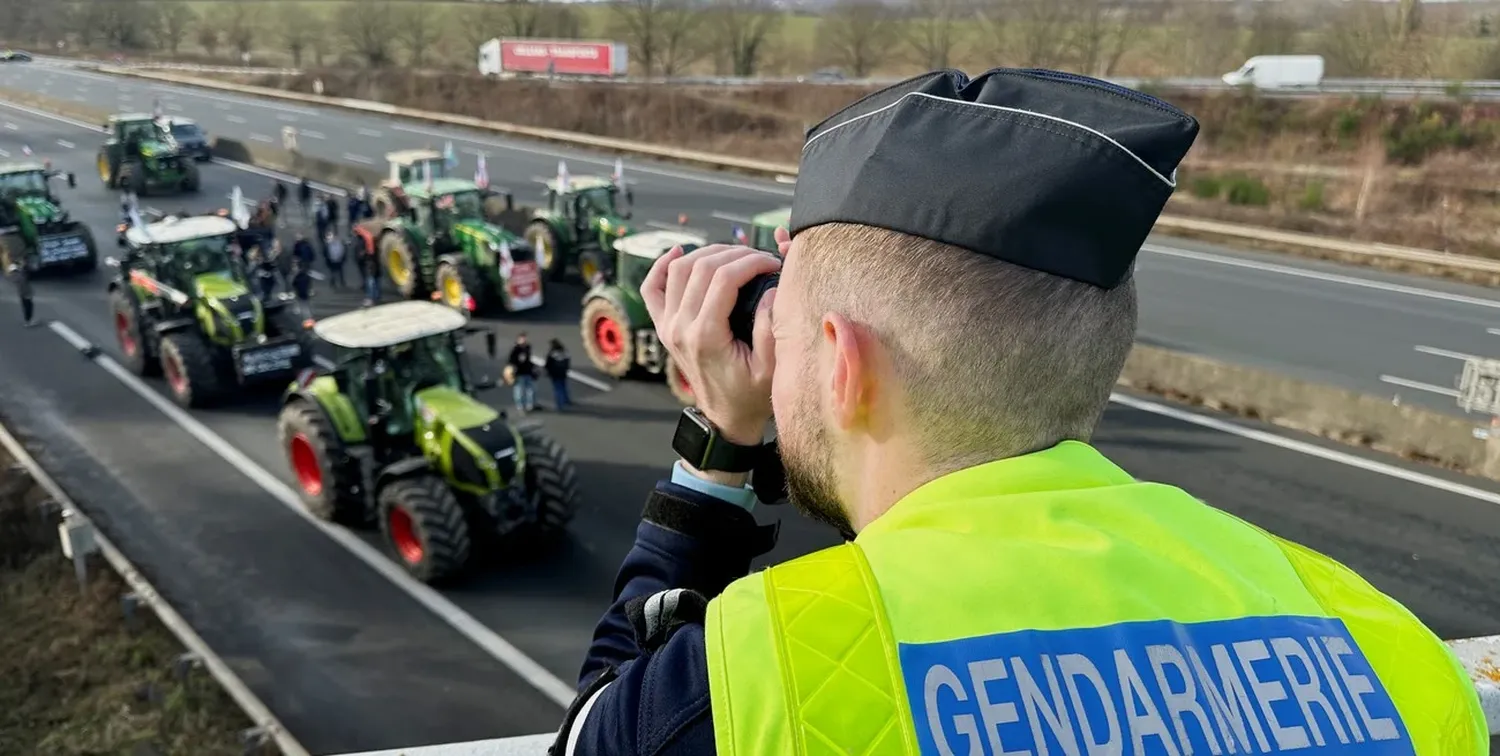 Bloqueo de agricultores en París