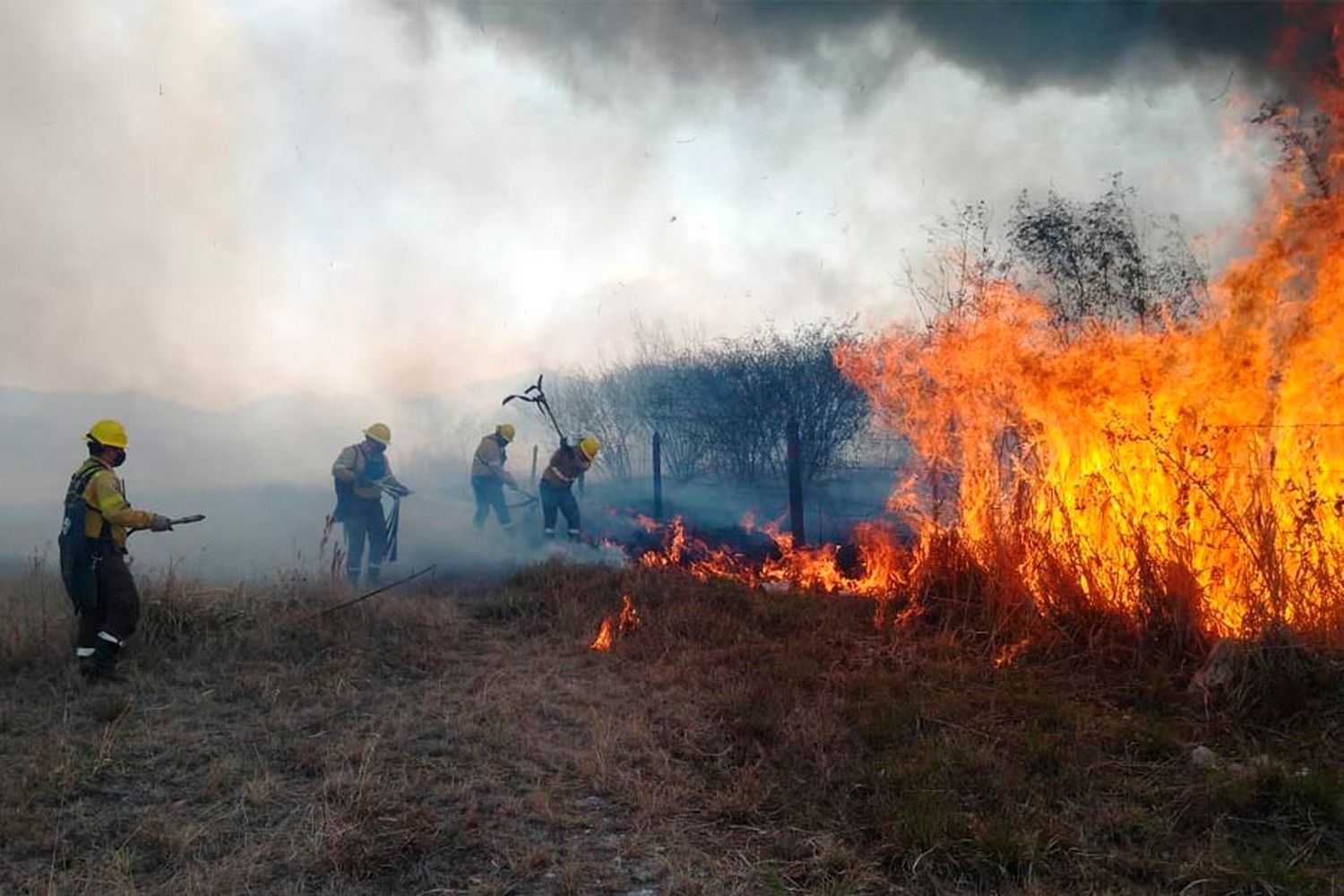 Bomberos de La Matanza fueron convocados para actuar en Corrientes