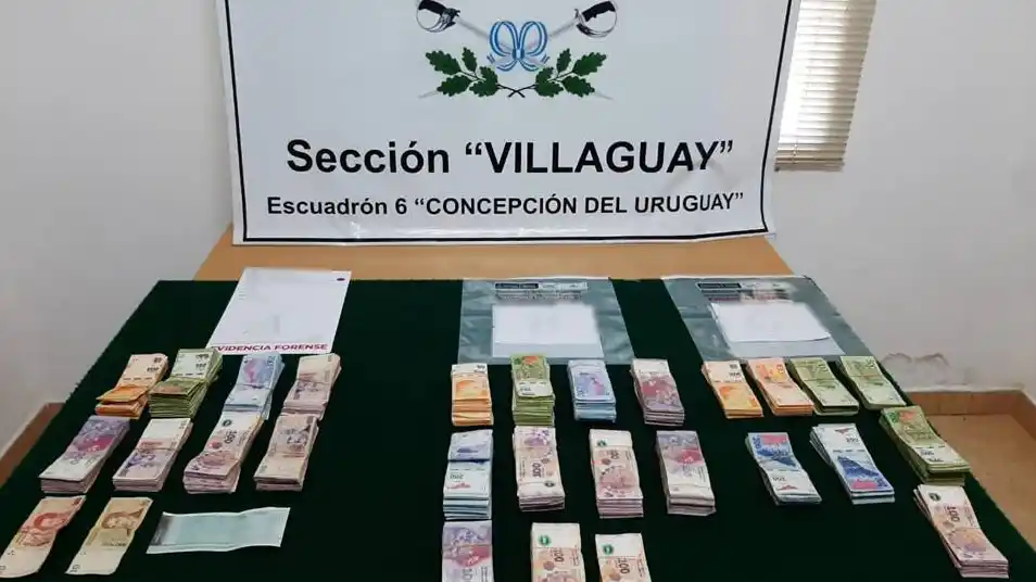 Decomisaron dinero y mercadería de contrabando