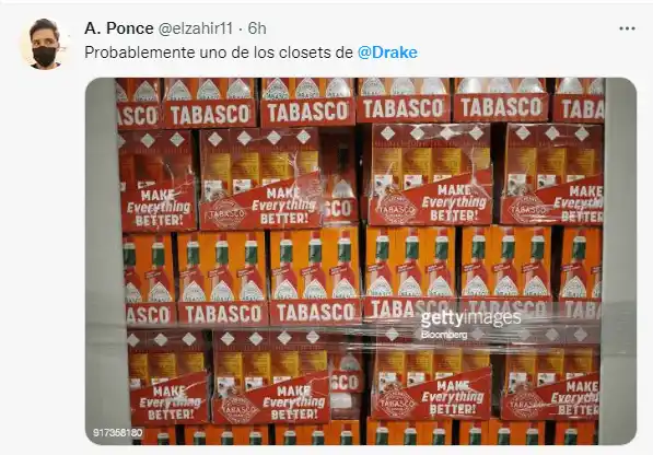 Uno de los tantos memes sobre la supuesta estrategia de Drake. Foto Twitter