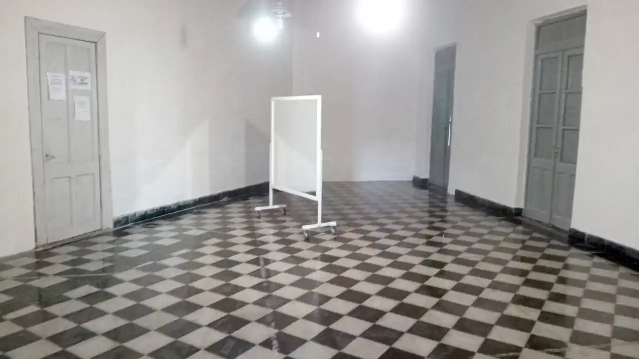 Obras.en el Sum del museo de Claraz