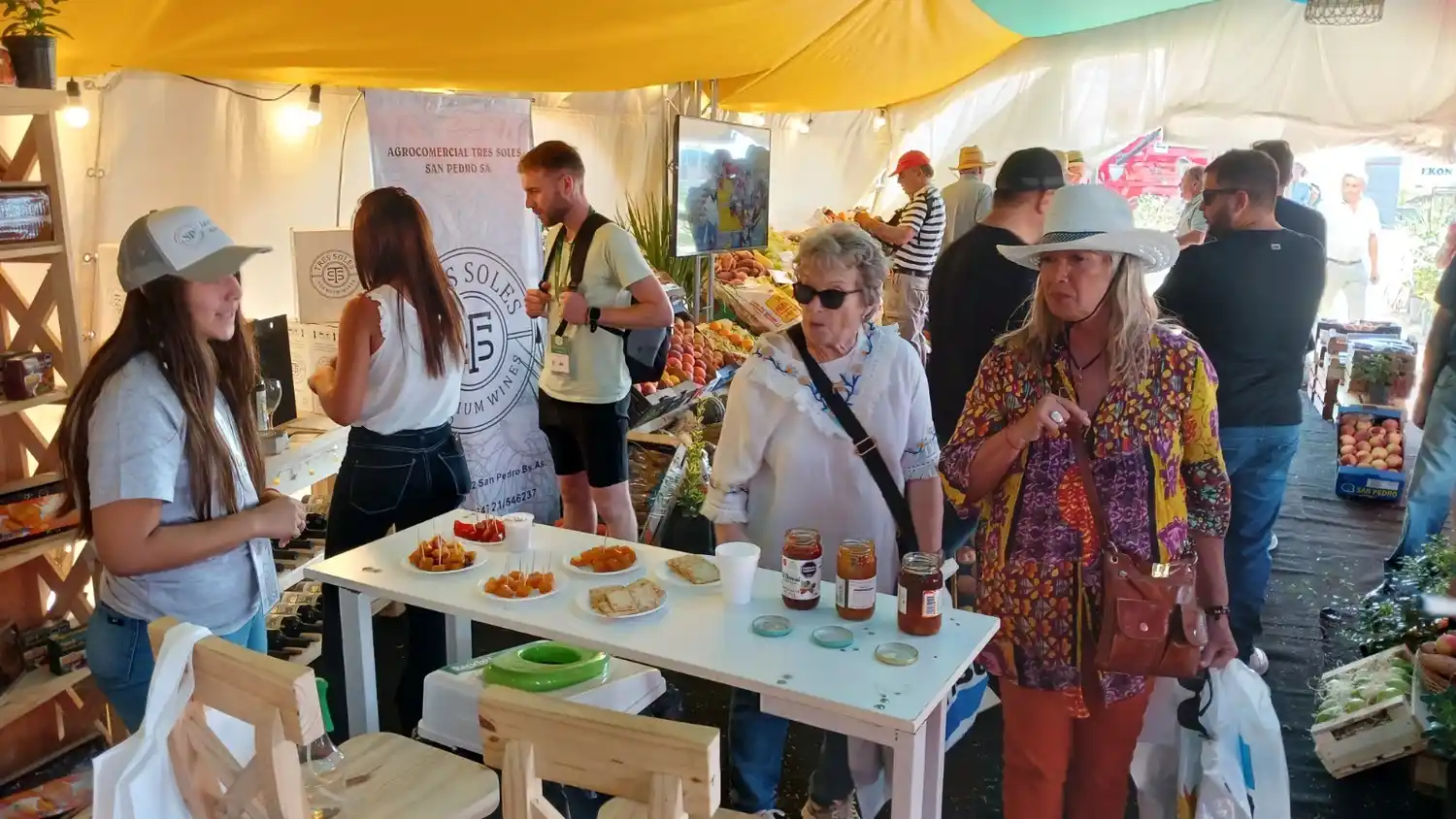 Stand de San Pedro en Expoagro 2024