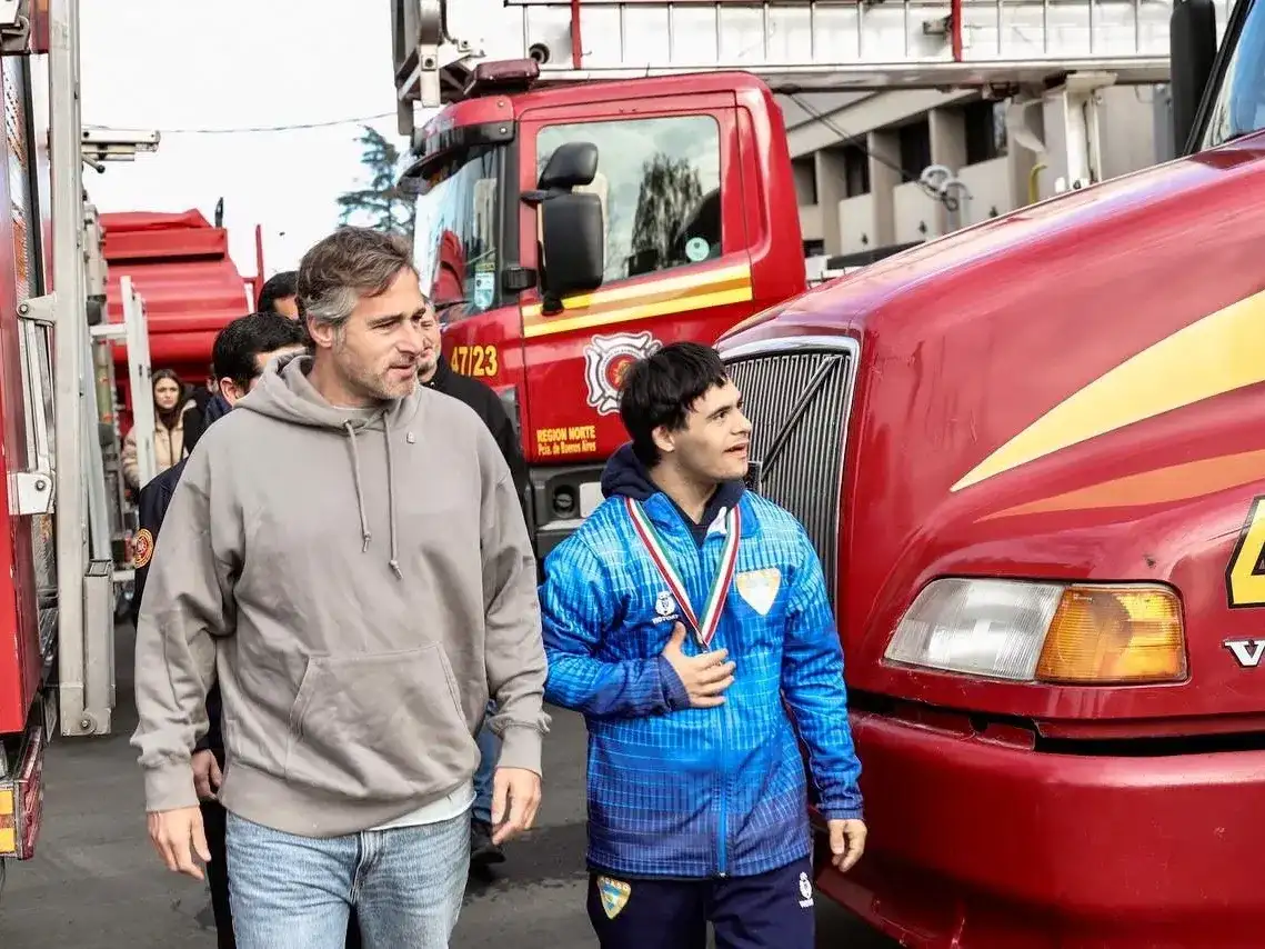 Federico Achával junto a Camilo Martínez