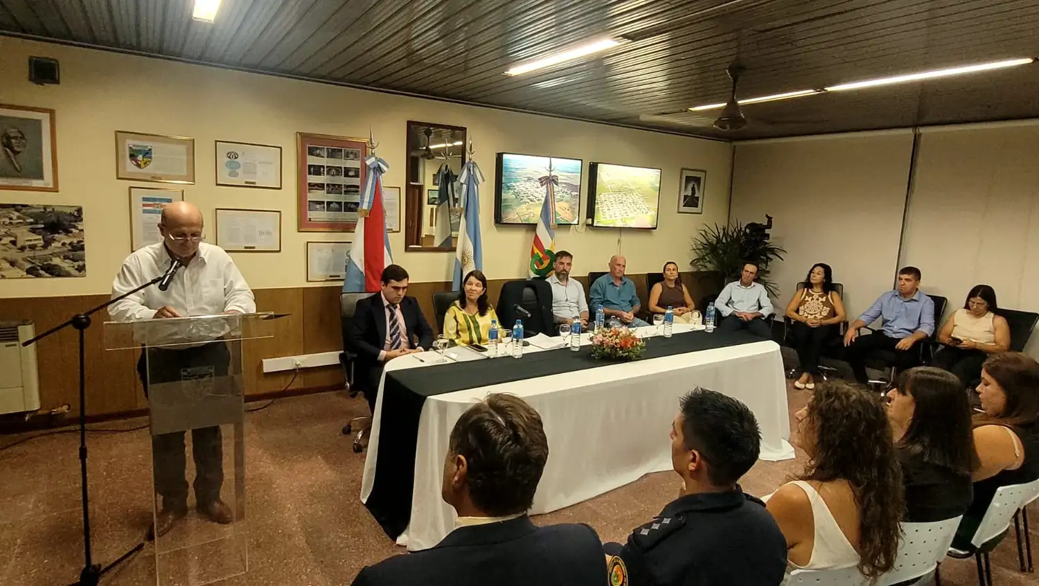 El intendente de General Galarza, Fabián Menescardi