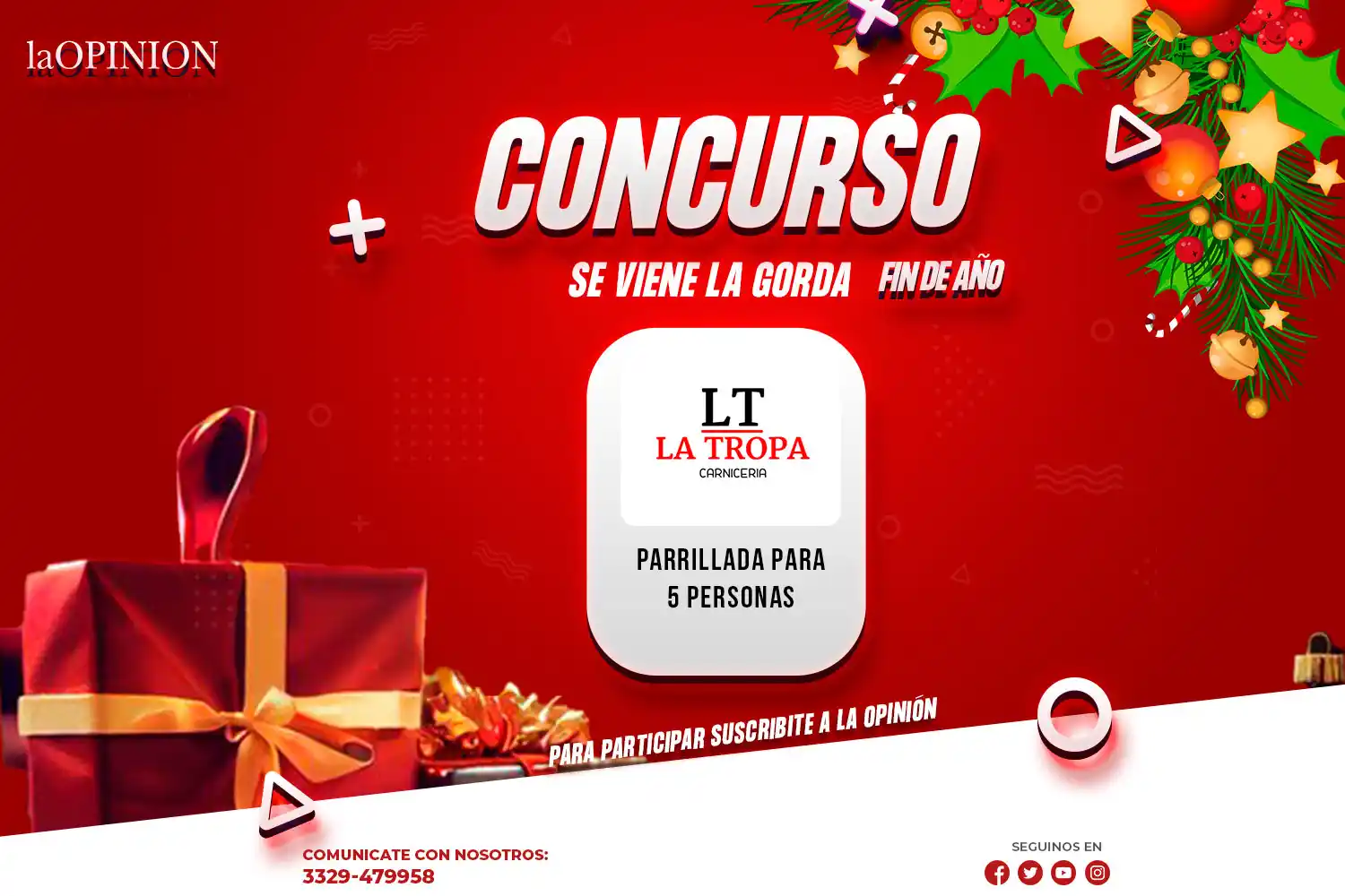 La parrillada de La Tropa está en La Gorda de Fin de Año.