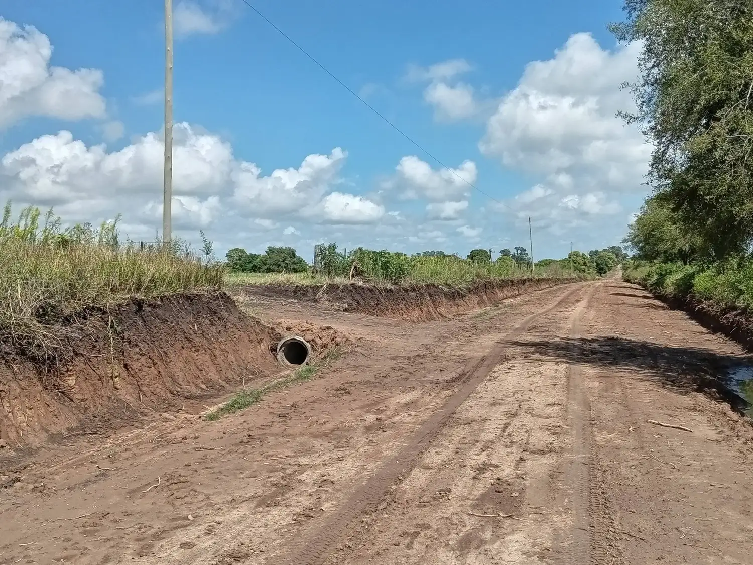 Sexto Distrito: tras más de 120 milímetros de lluvia, destacan el estado de los caminos rurales