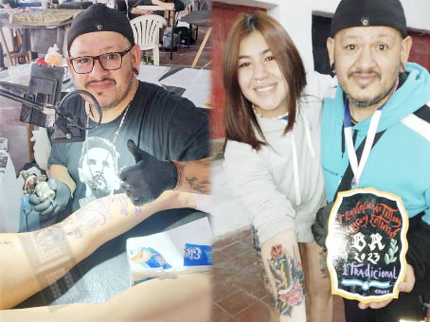 Un concordiense se destacó   en la BR - Convención Tattoo