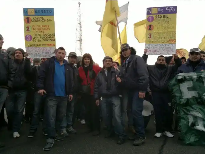 Corte y caos en Panamericana por protesta de choferes de la Línea 60
