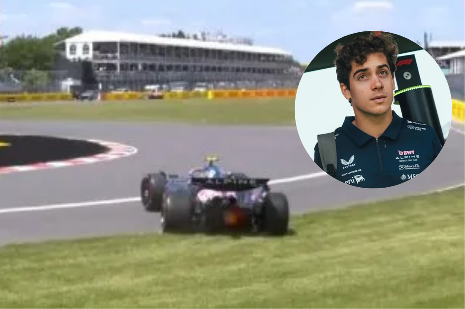 Práctica de terror: Colapinto trompeó, Leclerc chocó y Verstappen rozó el Muro de los Campeones