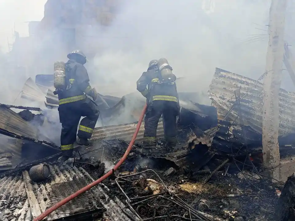 Se incendió una vivienda en barrio Ludueña