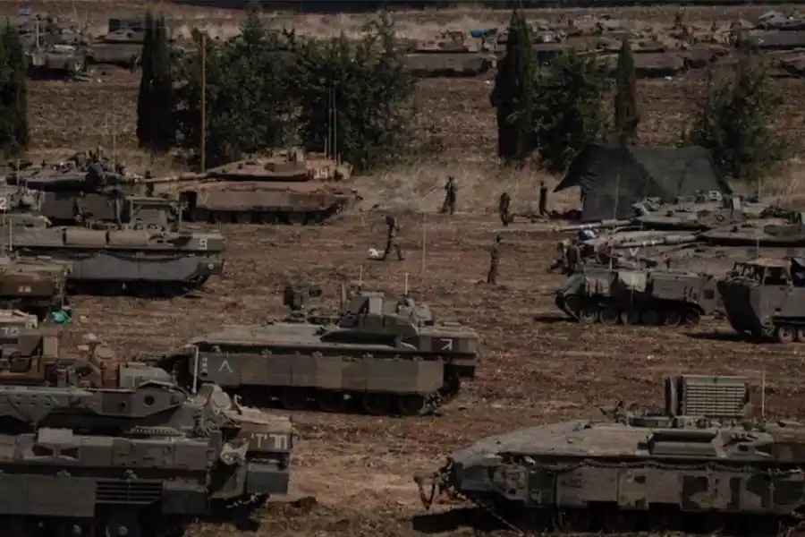 Israel lanzó una ofensiva terrestre con tanques y aviones en el sur del Líbano