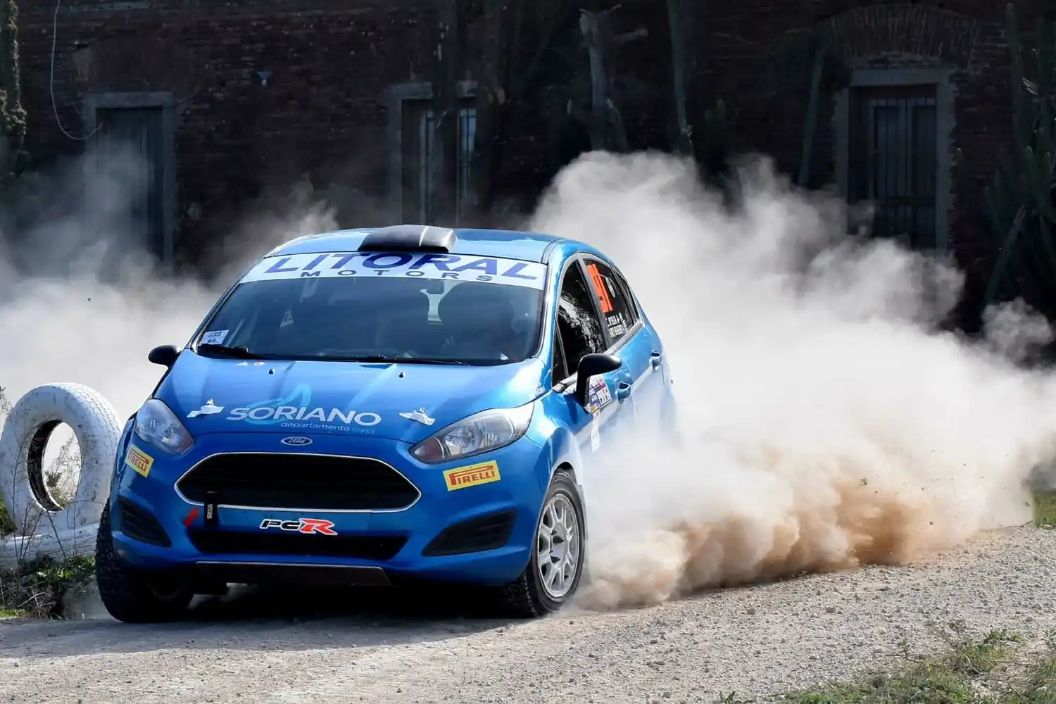 Cristian Delía, a bordo del Ford Fiesta Kinetic, líder de la clase 9 (16v).