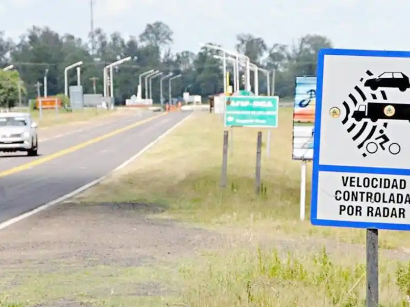 Radares en acción: los tramos más vigilados de las rutas entrerrianas