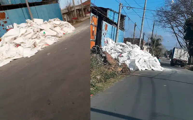 Pavón al 1600: “Mugre, bolsones, camiones, no tiene fin”