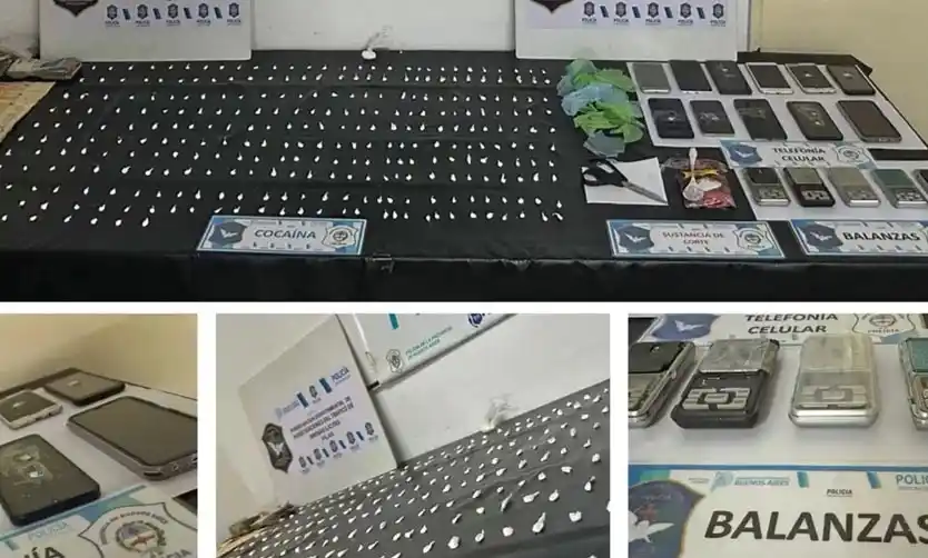 Desbaratan varios puntos de venta de droga en Pilar y secuestran más de 280 dosis de cocaína