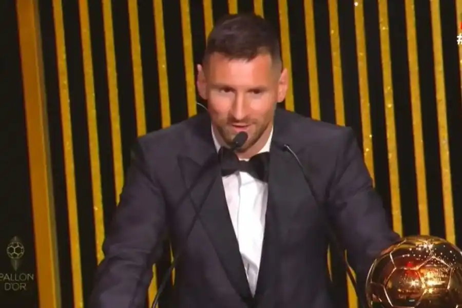 Histórico: Messi ganó el Balón de Oro por octava vez en su carrera