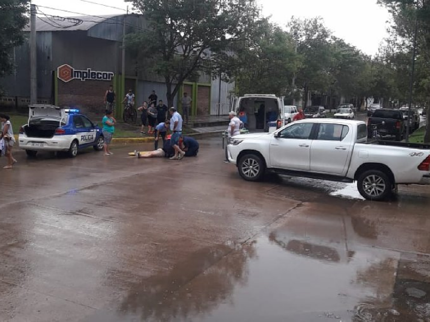 Dos accidentes con heridos en Brinkmann