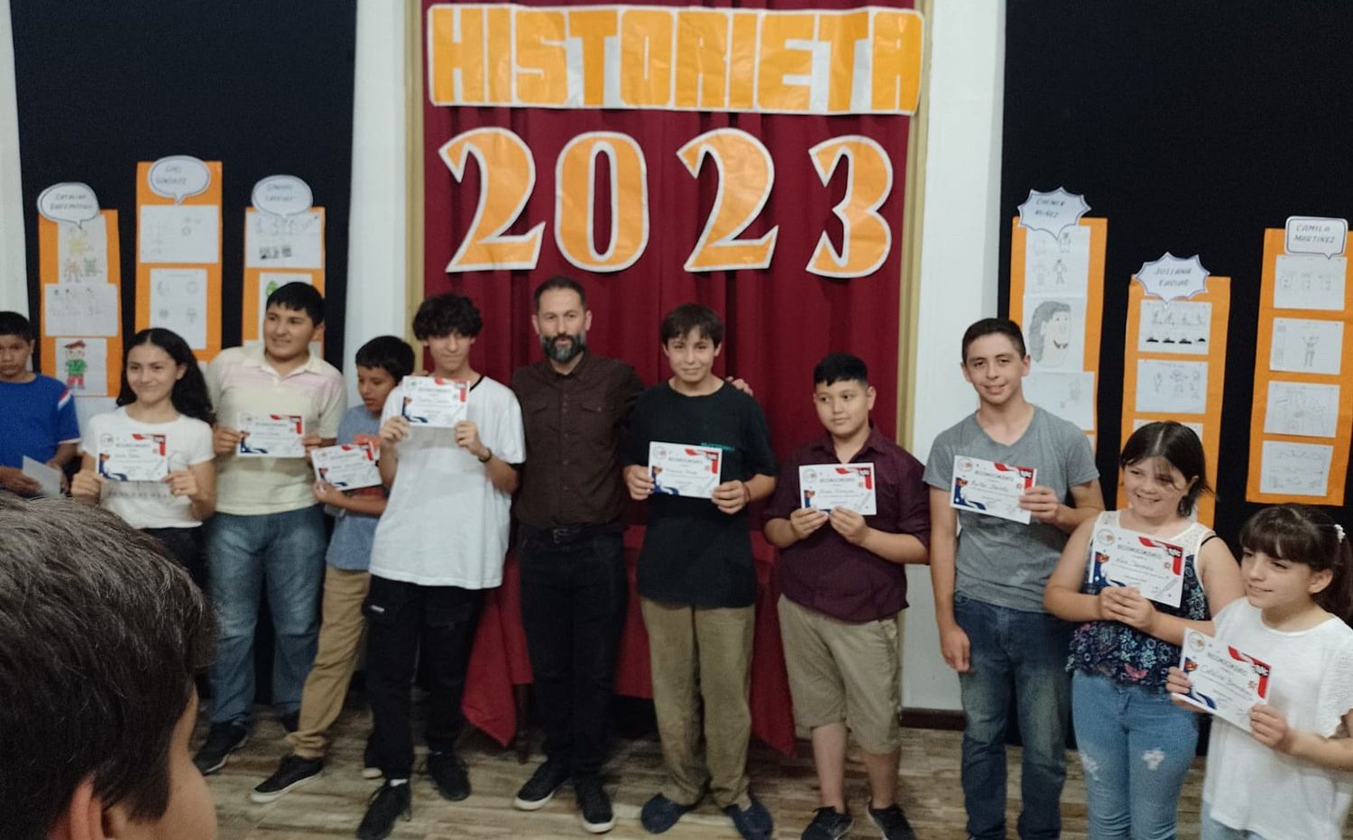 Exposición del Taller de Historietas.-