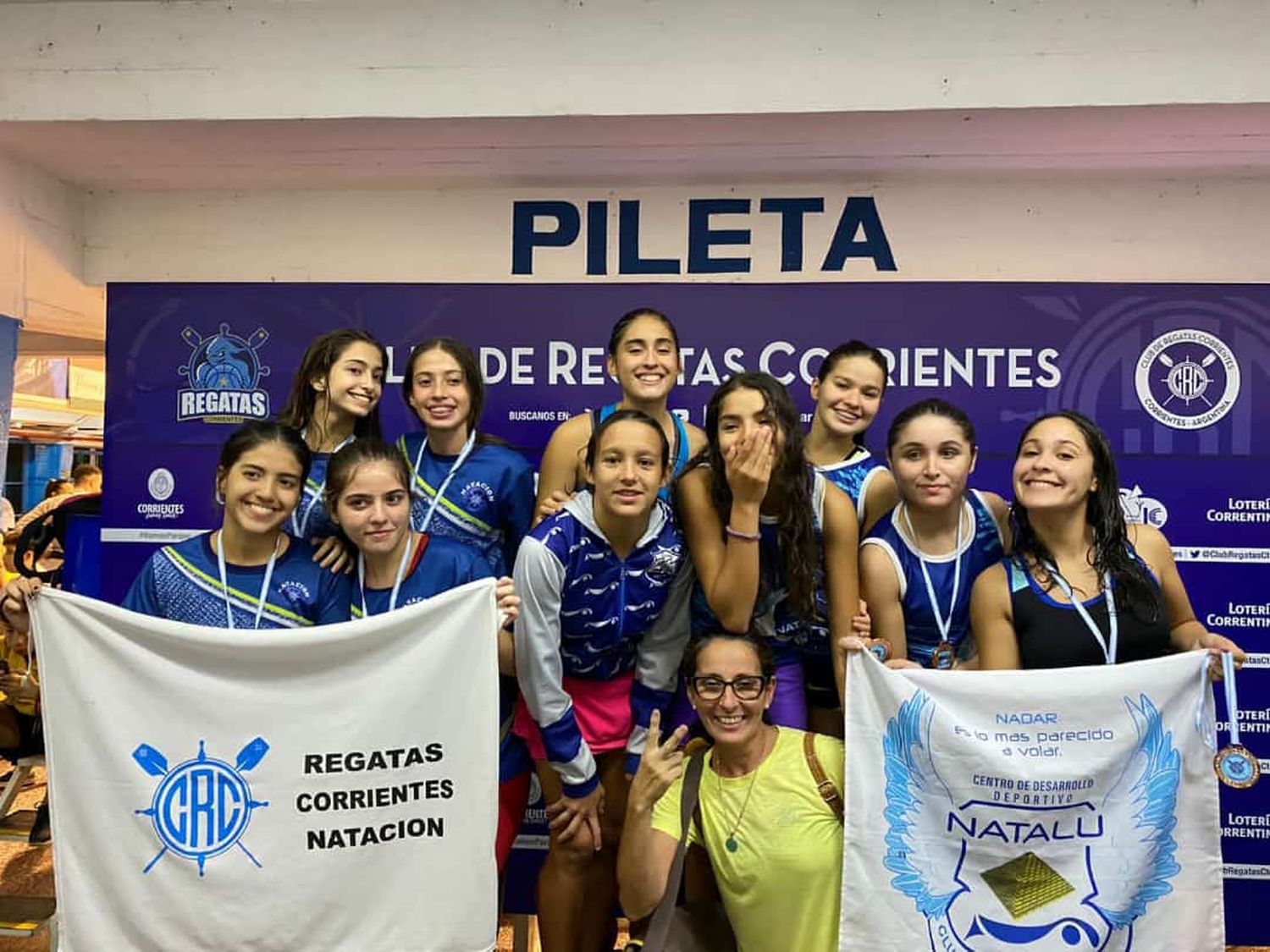 Natalú de Formosa, subcampeón del torneo regional de natación en Corrientes