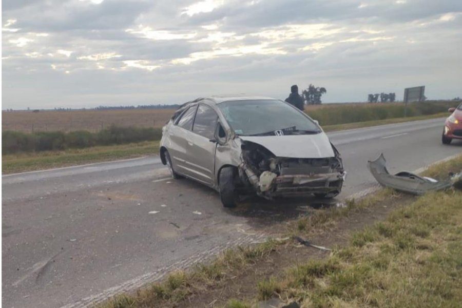 Accidente en la ruta 34: se reportaron daños materiales