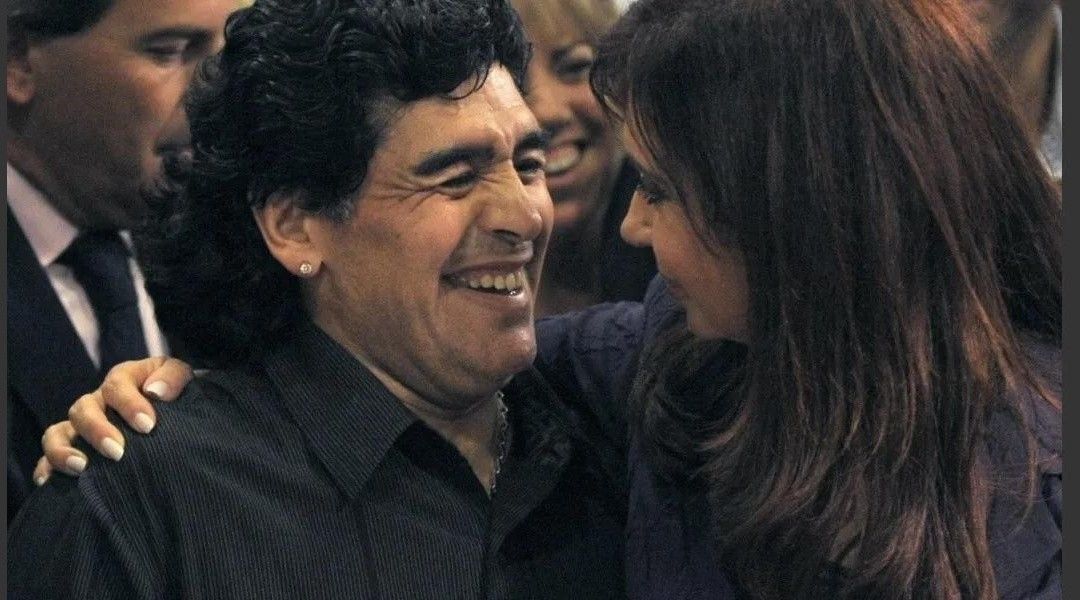 Cristina Fernández lamentó la muerte de Maradona