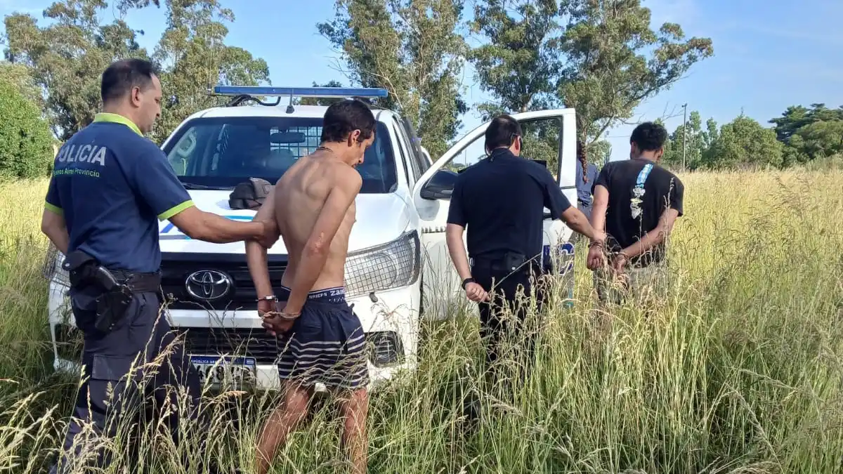 Ayer a la tarde. Los acusados de cometer el ilícito fueron atrapados “in fraganti”