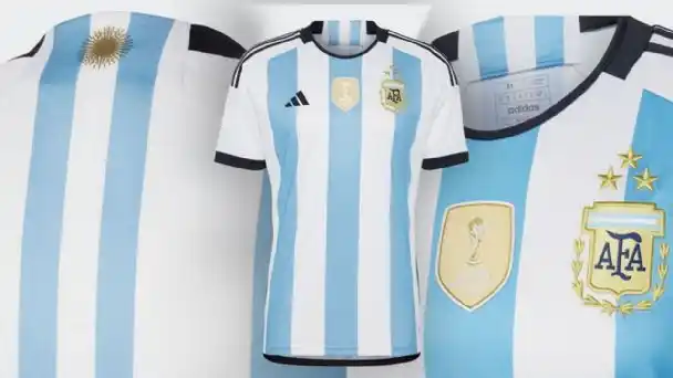 En menos de 4 horas se agotaron las nuevas camisetas de la Selección Argentina