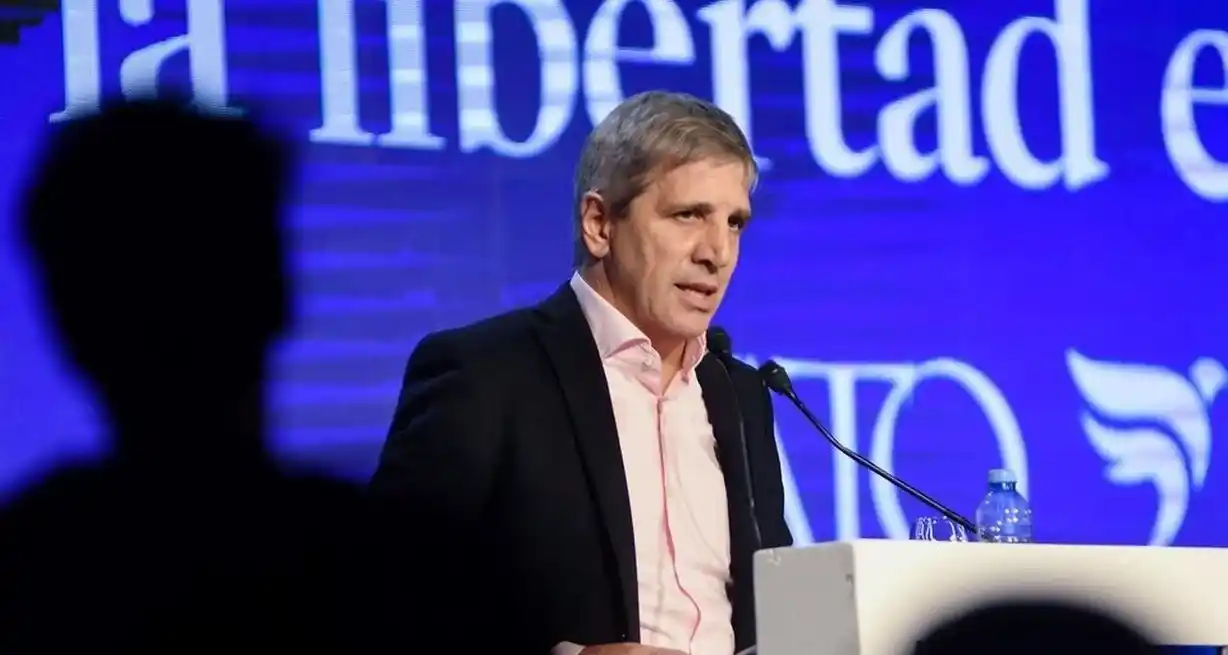 El ministro de Economía de la Nación, Luis Caputo.