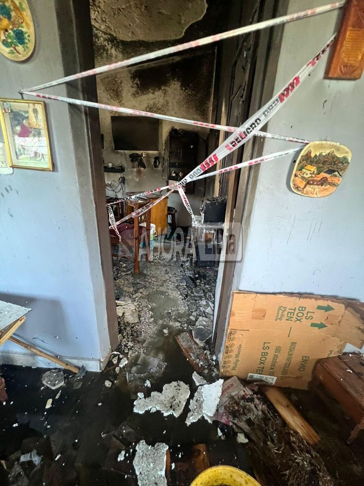 Las imágenes y el relato del incendio en el Barrio 140 Viviendas