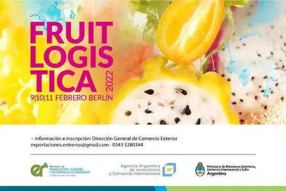 Se encuentra abierta la  convocatoria al Fruit  Logística 2022 para  empresas frutihortícolas