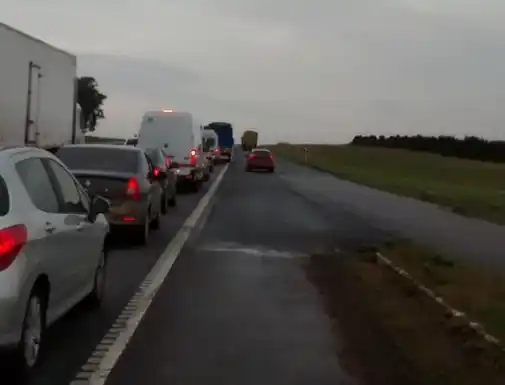 Temporal: Por las inundaciones hay corte total en Ruta 8 y Ruta 9 