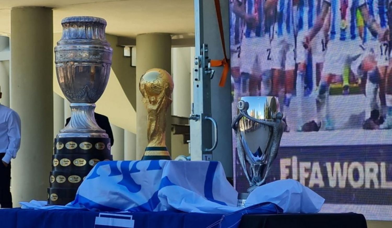 San Pedro recibe a las tres copas ganadas por la Selección Argentina este 30 de noviembre