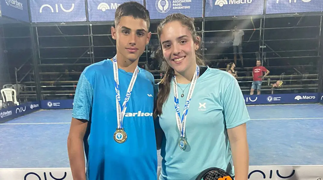 Buena labor de chicos de la zona en el selectivo de padel