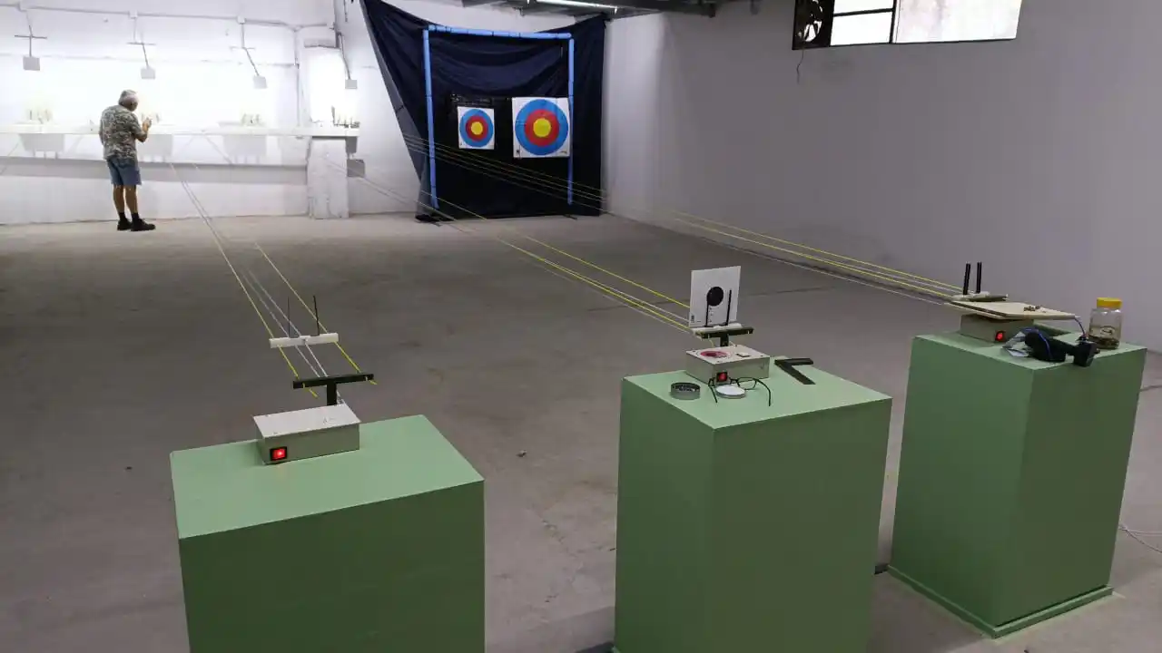 Lo nuevo, sector indoor para armas neumáticas y arquería