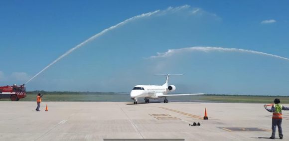 American Jet inauguró sus vuelos entre Buenos Aires y Termas de Río Hondo