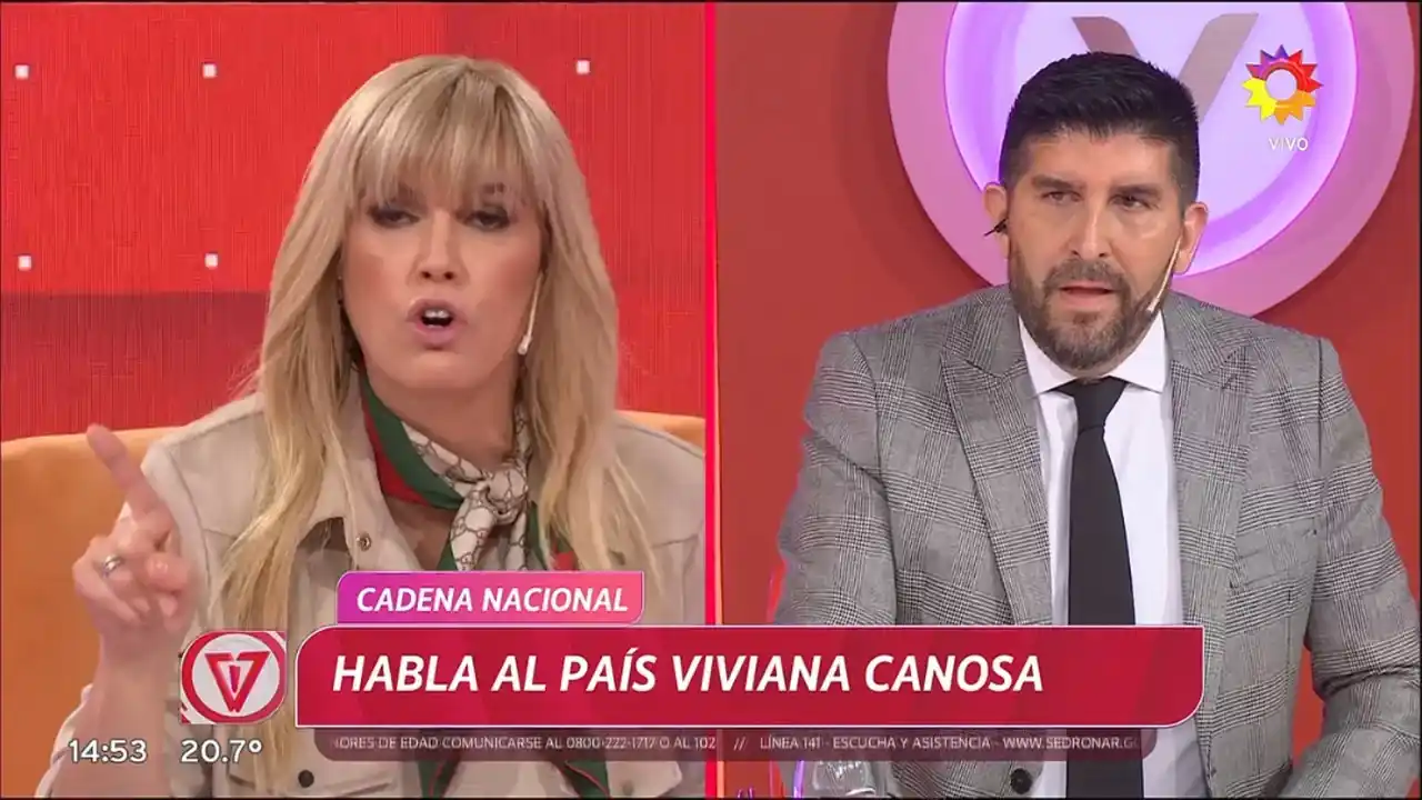 "Yo no me retracté", dijo Canosa en su programa